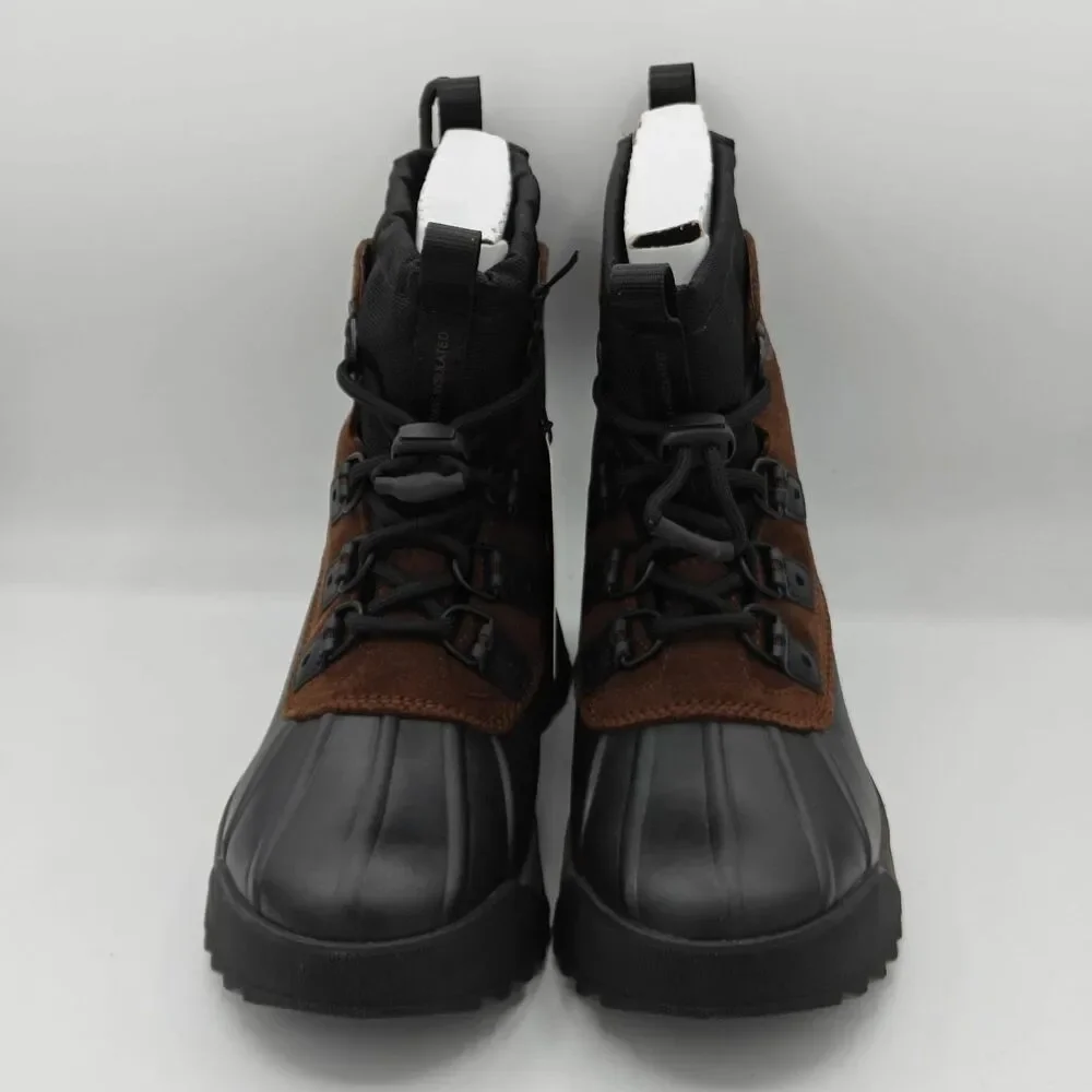 SOREL Scout 87 XT WP Tobacco Black Waterproof Boots Men’s Size 9 Leather